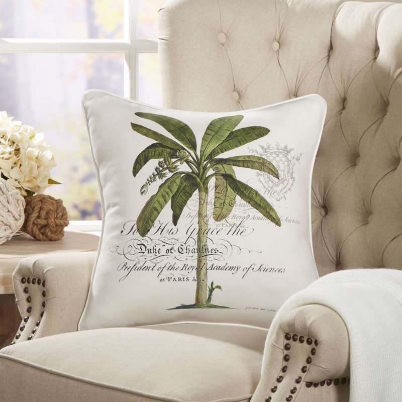 Birch Lane™ Majestic Palm Pillow Cover & Reviews Wayfair