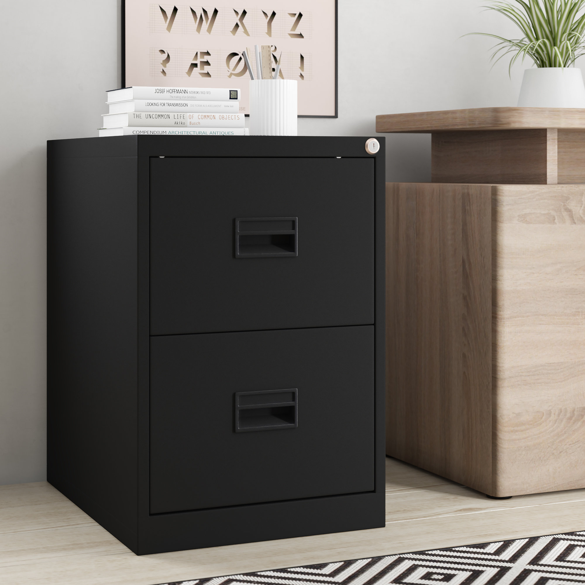 Symple Stuff Office 2 Drawer Filing Cabinet Reviews Wayfair Co Uk
