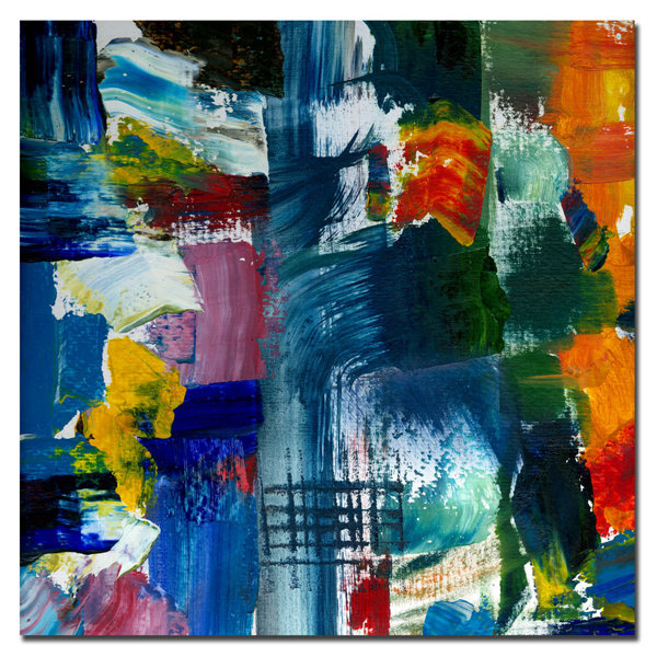 Trademark Art Color Relationships Ii By Michelle Calkins Painting Print On Canvas Wayfair