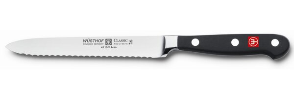 Classic 5 Serrated Utility Knife by Wusthof