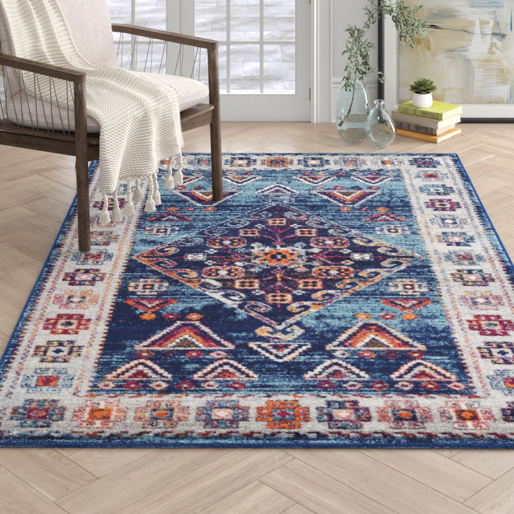 Sylvain Ivory Teal Area Rug Reviews Joss Main Sylvain Ivory Teal Area Rug Reviews