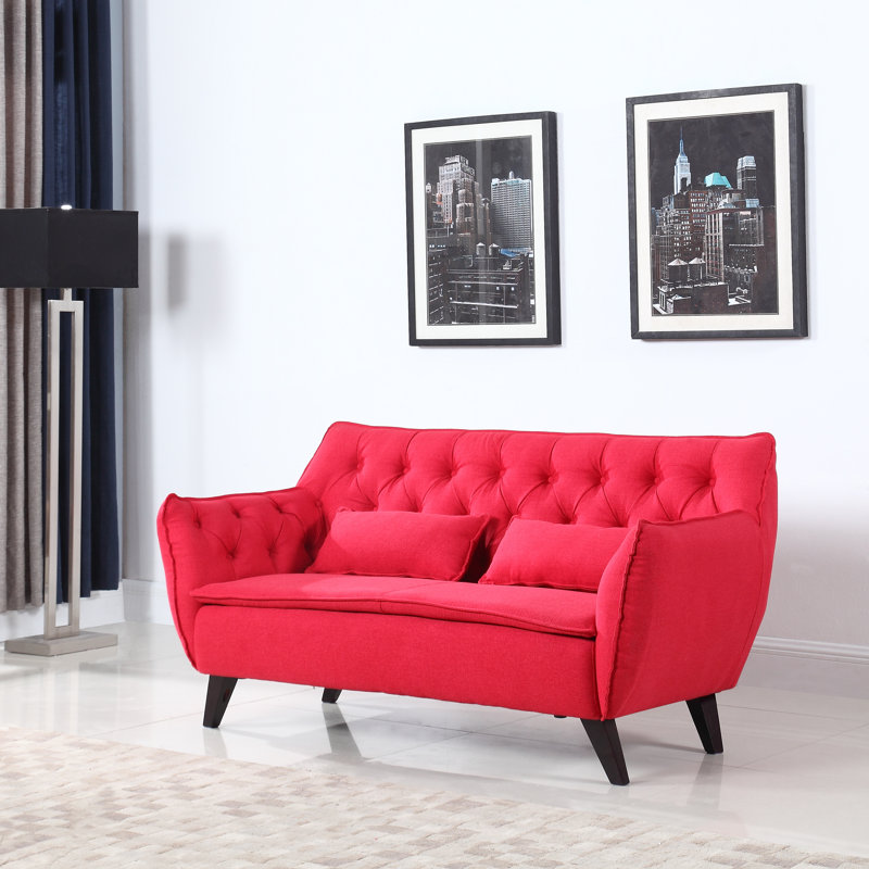 Madison Home USA MidCentury Modern Loveseat & Reviews Wayfair