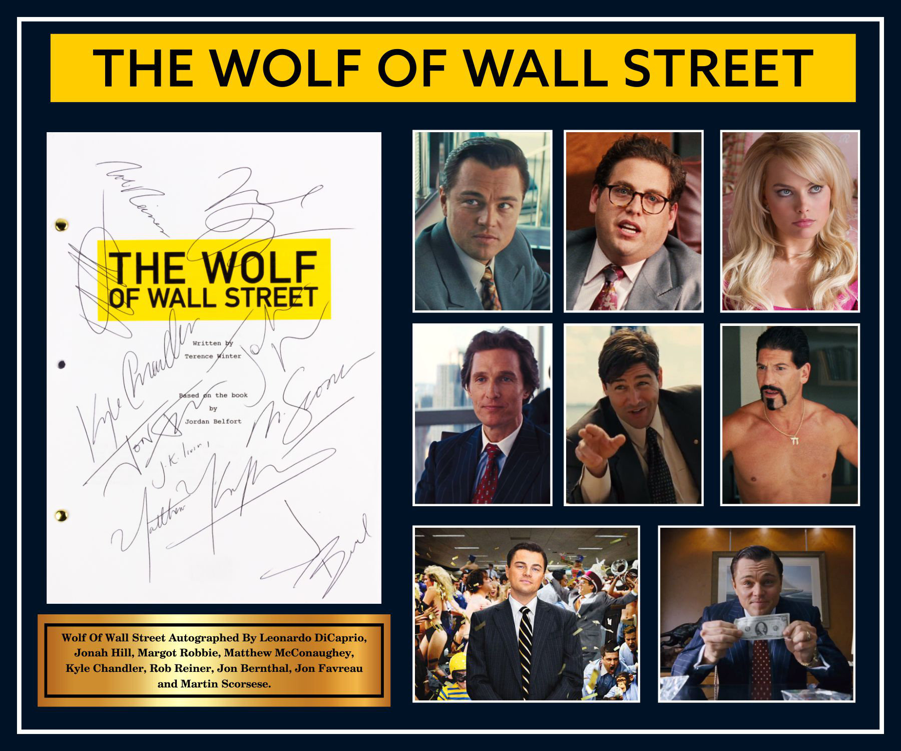 Margot Robbie Wolf Of Wall Street Poster