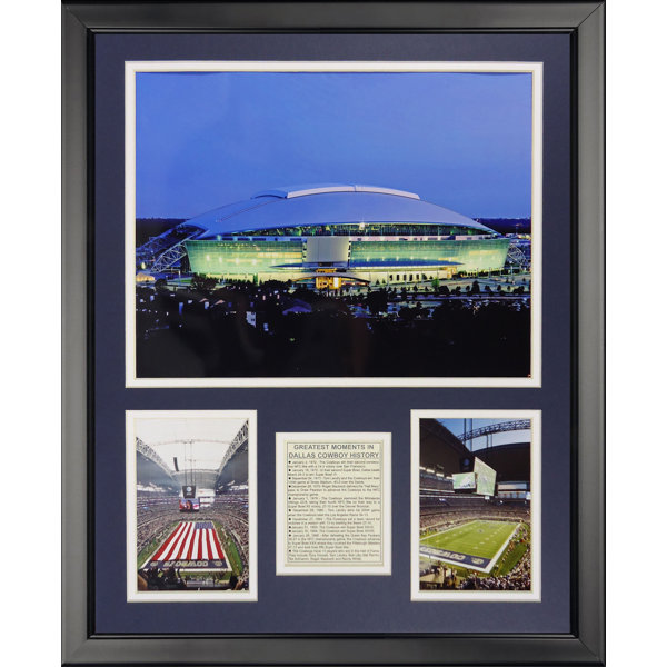 NFL Dallas Cowboys - New Texas Stadium Framed Memorabili by Legends Never Die