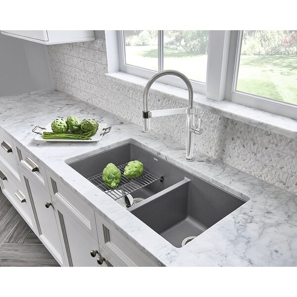 Precis 33 L x 18 W Undermount Kitchen Sink by Blanco