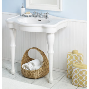 Console Sinks You Ll Love Wayfair Ca Winsor Vitreous China 32 Console Bathroom Sink With Overflow