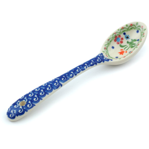 Spring Flowers Polish Pottery Teaspoon by Polmedia