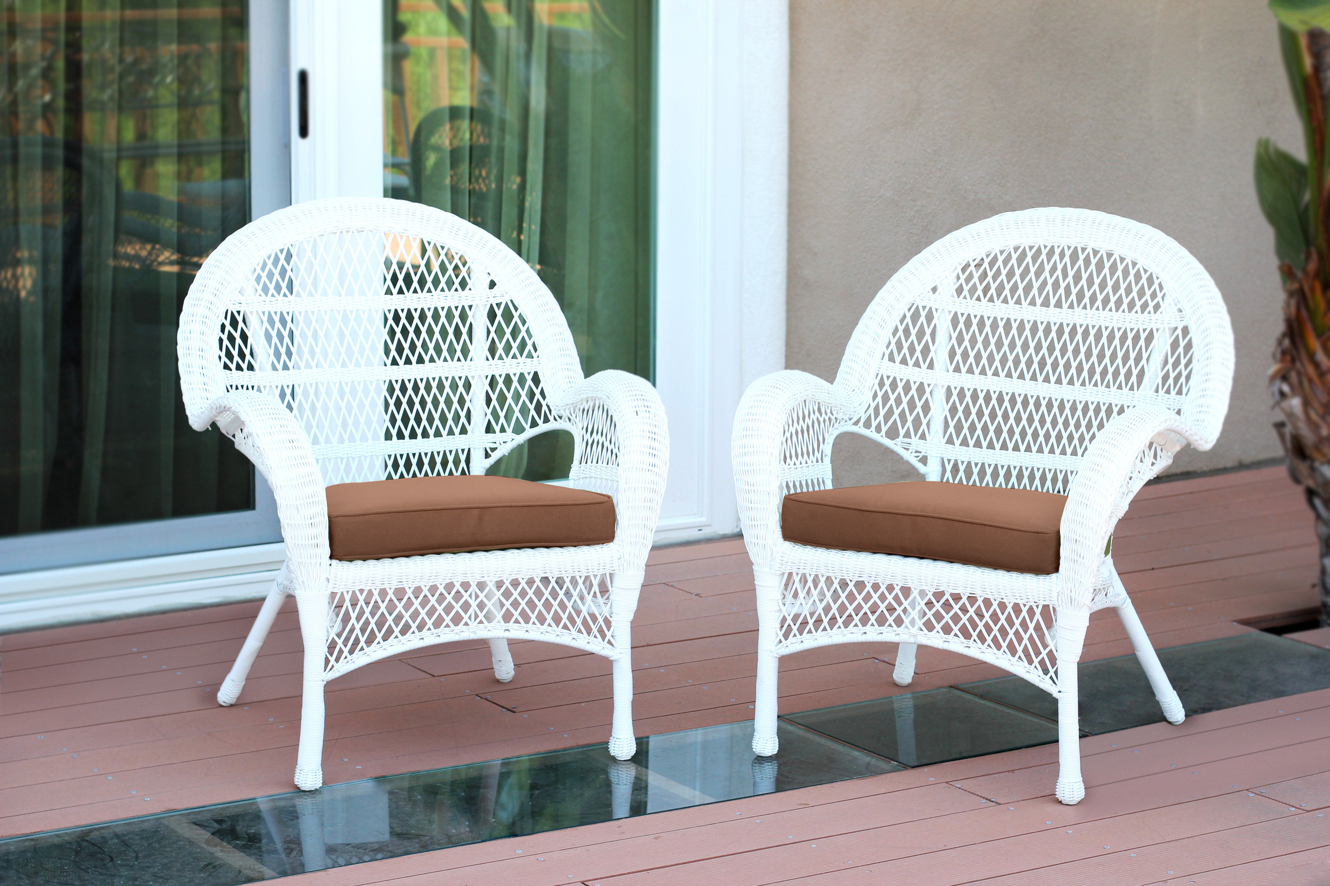 Ophelia Co Maltby Wicker Patio Chair With Cushions Reviews