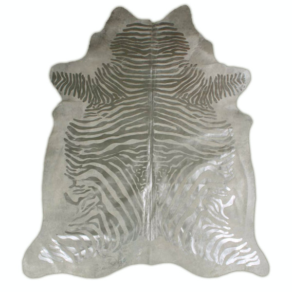 Hand-Woven Silver Area Rug by Rodeo