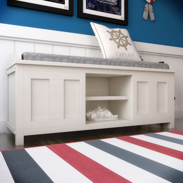 Gainsborough Wood Storage Bench by Beachcrest Home