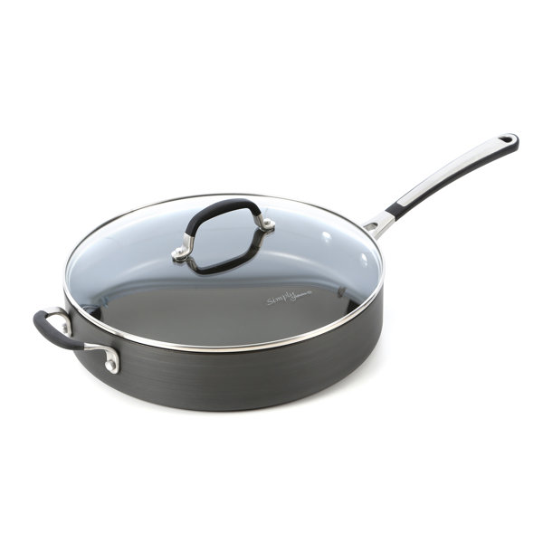 Simply Nonstick 5-qt. Saute Pan with Lid by Calpha