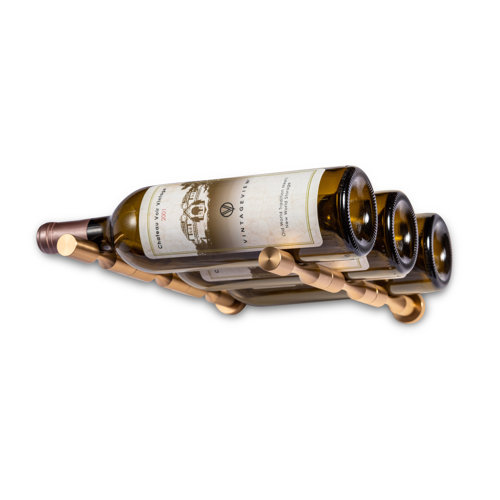 Ebern Designs Atilla Rails 1 Bottle Wall Mounted Wine Bottle Rack Wayfair