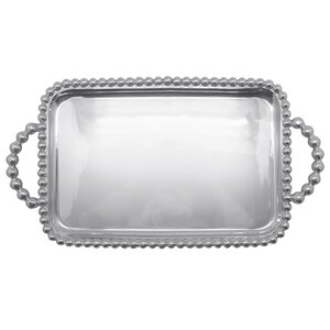 String of Pearls Pearled Medium Serving Tray