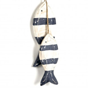 wooden hanging fish