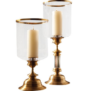 Metal Hurricane Candle Holder