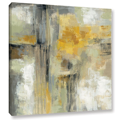 Sun and Rain  Painting Print Latitude Run Size 10 H x 10 W x 2 D Format Wrapped Canvas