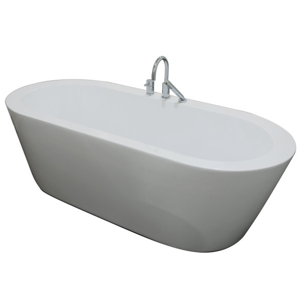 Una 71 x 24 Freestanding Soaking Bathtub by A&E Bath and Shower
