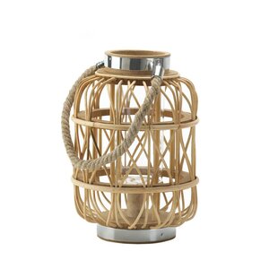 Duncan Glass / Metal / Wood Lantern