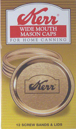 Wide Mouth Canning Jar Caps (12 Count)