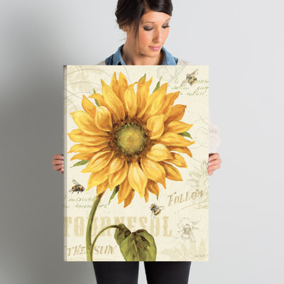Under The Sun I Painting Print on Wrapped Canvas Lark Manor Size: 24" H x 18" W x 2" D