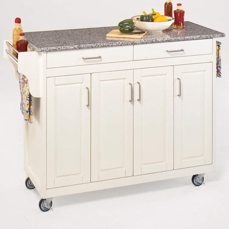 Kitchen Island No Assembly Required august grove regiene kitchen island with granite top & reviews Kitchen Island No Assembly Required august grove regiene kitchen island with granite top & reviews