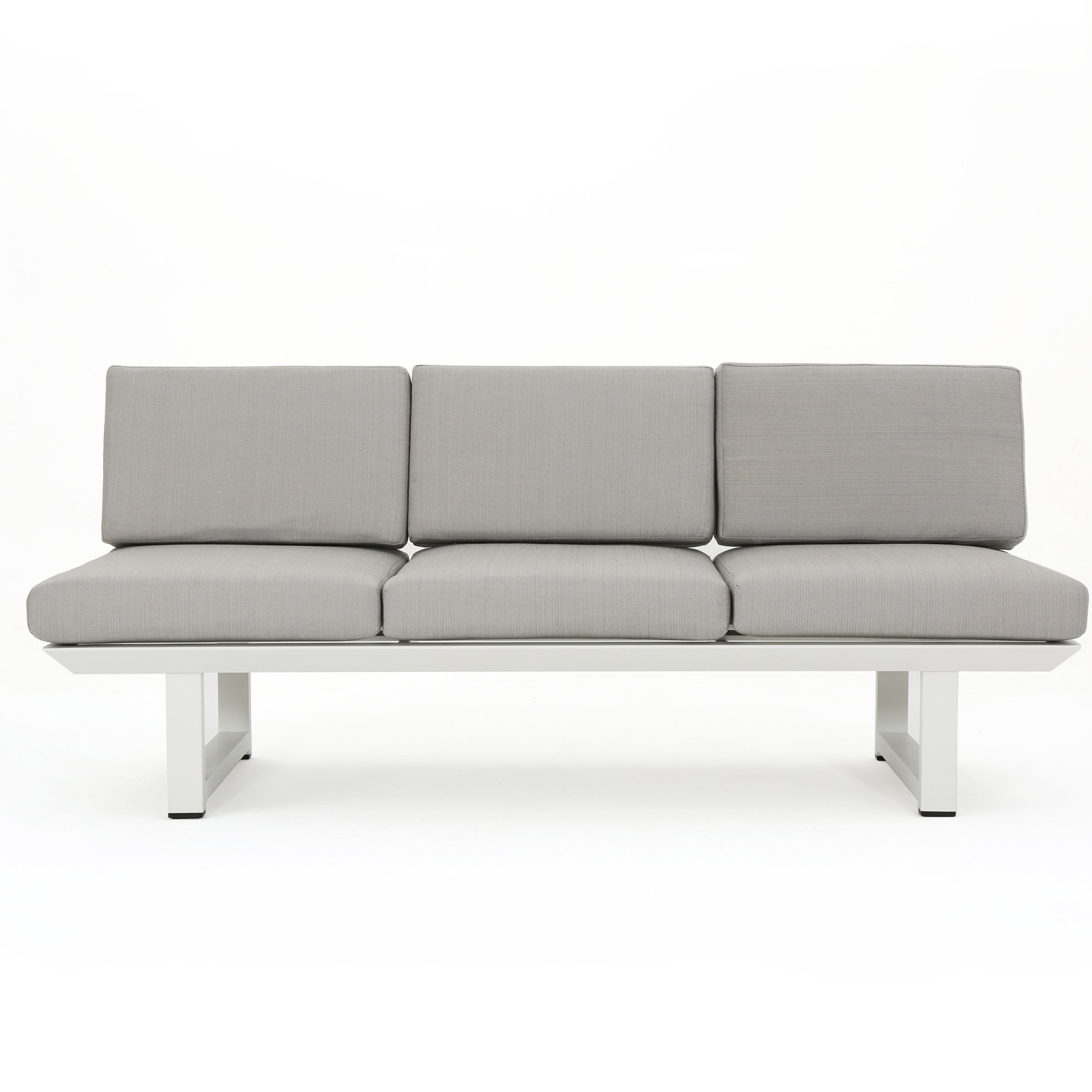 Laude Run Lobdell Patio Sofa With Cushions Reviews Wayfair