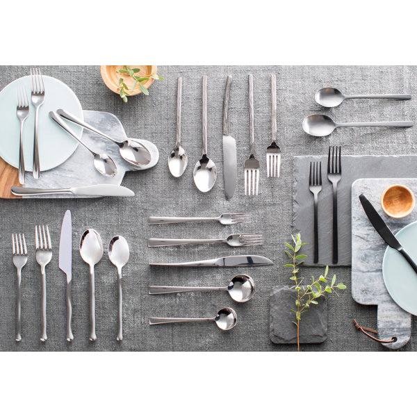 Best Design New Wave 64 Piece Flatware Set, Service For 12 By Villeroy & Boch Sale
