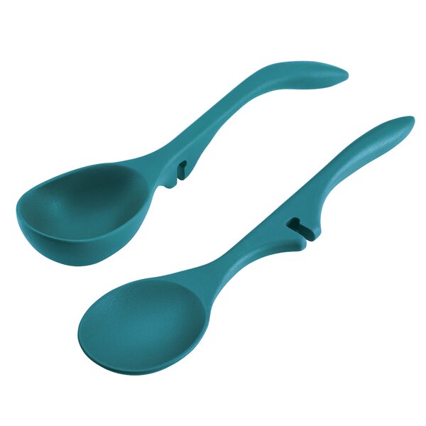 2-Piece Non-Stick Kitchen Tools and Gadgets Lazy Spoon Set by Rachael Ray