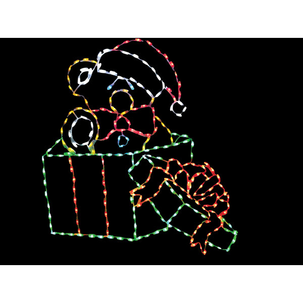 Toy Bear in Gift Box LED Light by Brite Ideas