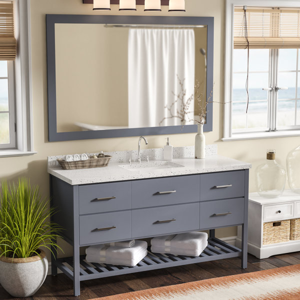 Felman 61 Single Bathroom Vanity with Mirror by Longshore Tides