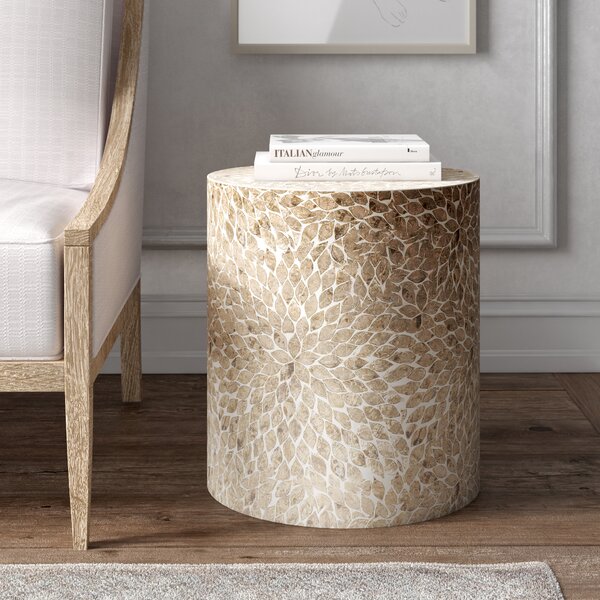 Craig Drum End Table By Kelly Clarkson Home