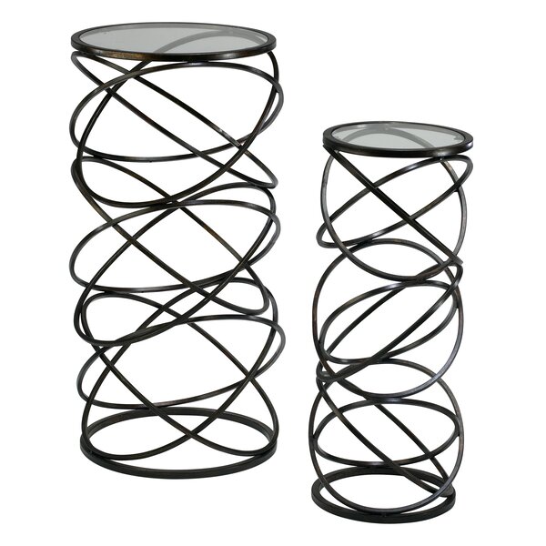 Spira 2 Piece Nesting Tables By Cyan Design