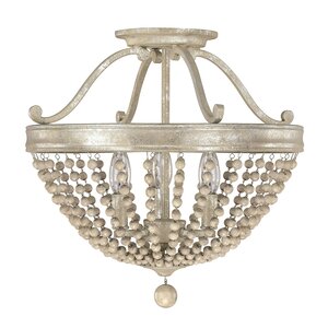 Edgard 3-Light Semi-Flush Mount