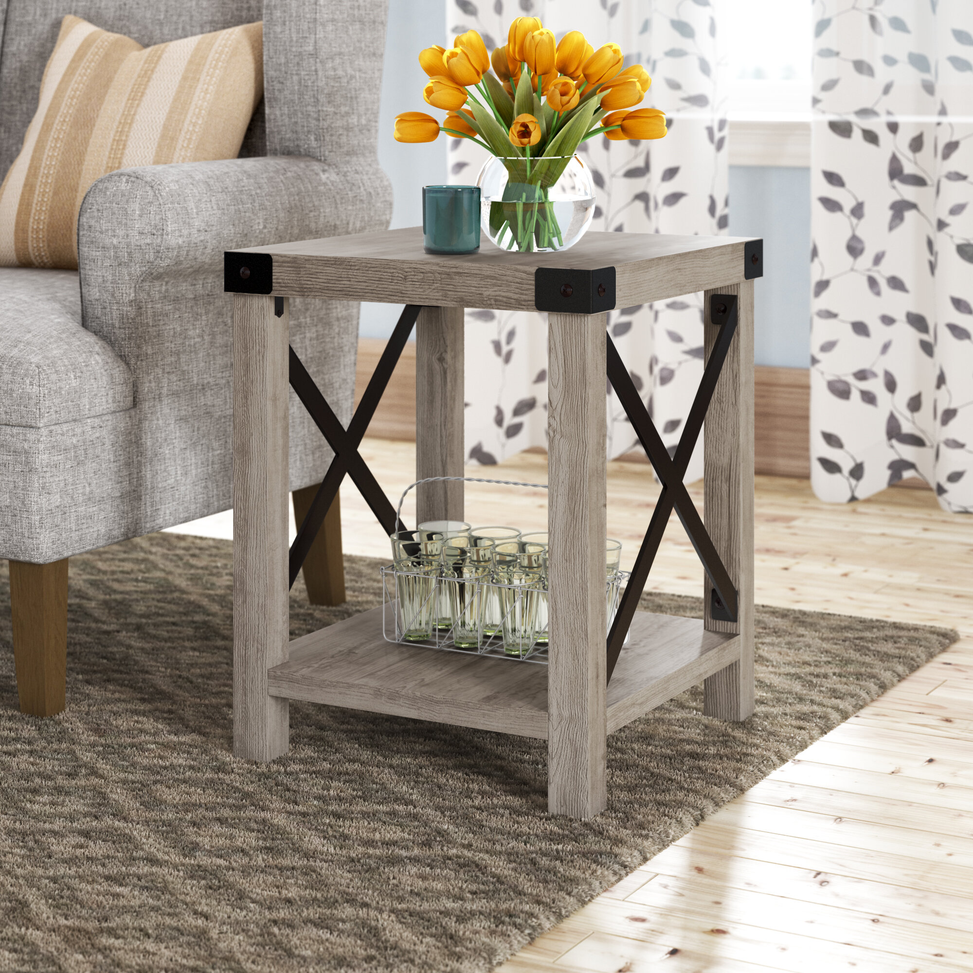 Metal Standard End Side Tables You Ll Love In 2021 Wayfair