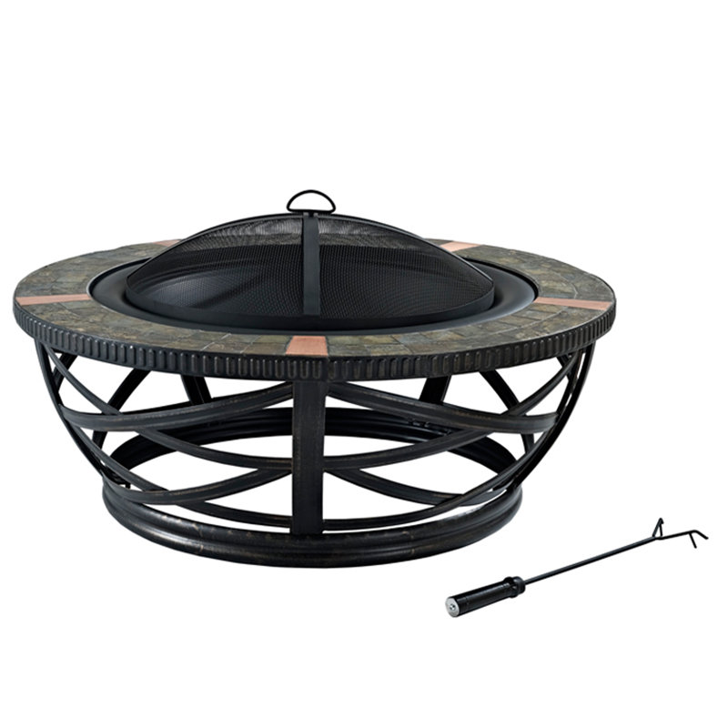 Crosley Glendale Steel Wood Burning Fire Pit Table & Reviews Wayfair