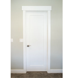 30 X 80 Interior Door Wayfair Primed Shaker 1 Panel Solid Manufactured Wood Panelled Mdf Slab Interior Door