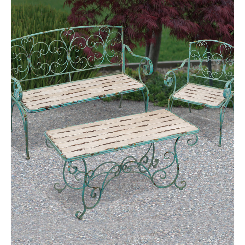Regal Art Gift Fleur De Lis Wrought Iron Garden Bench Wayfair Fleur De Lis Wrought Iron Garden Bench