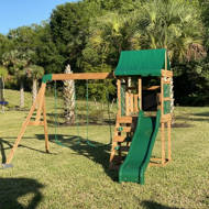 buckley hill all cedar swing set