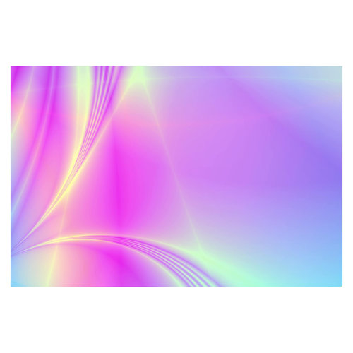 Glossy Pastels 2.9m x 432cm Textured Matt Peel & Stick Wall Mural East Urban Home