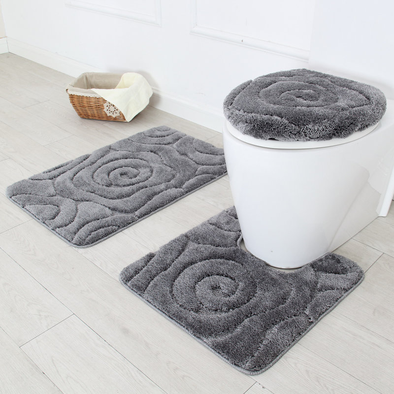 Hardee 3 Piece Bath Rug Set High Quality Natural Rubber Bath Mat 5 Piece Rug Set Find Complete Details About