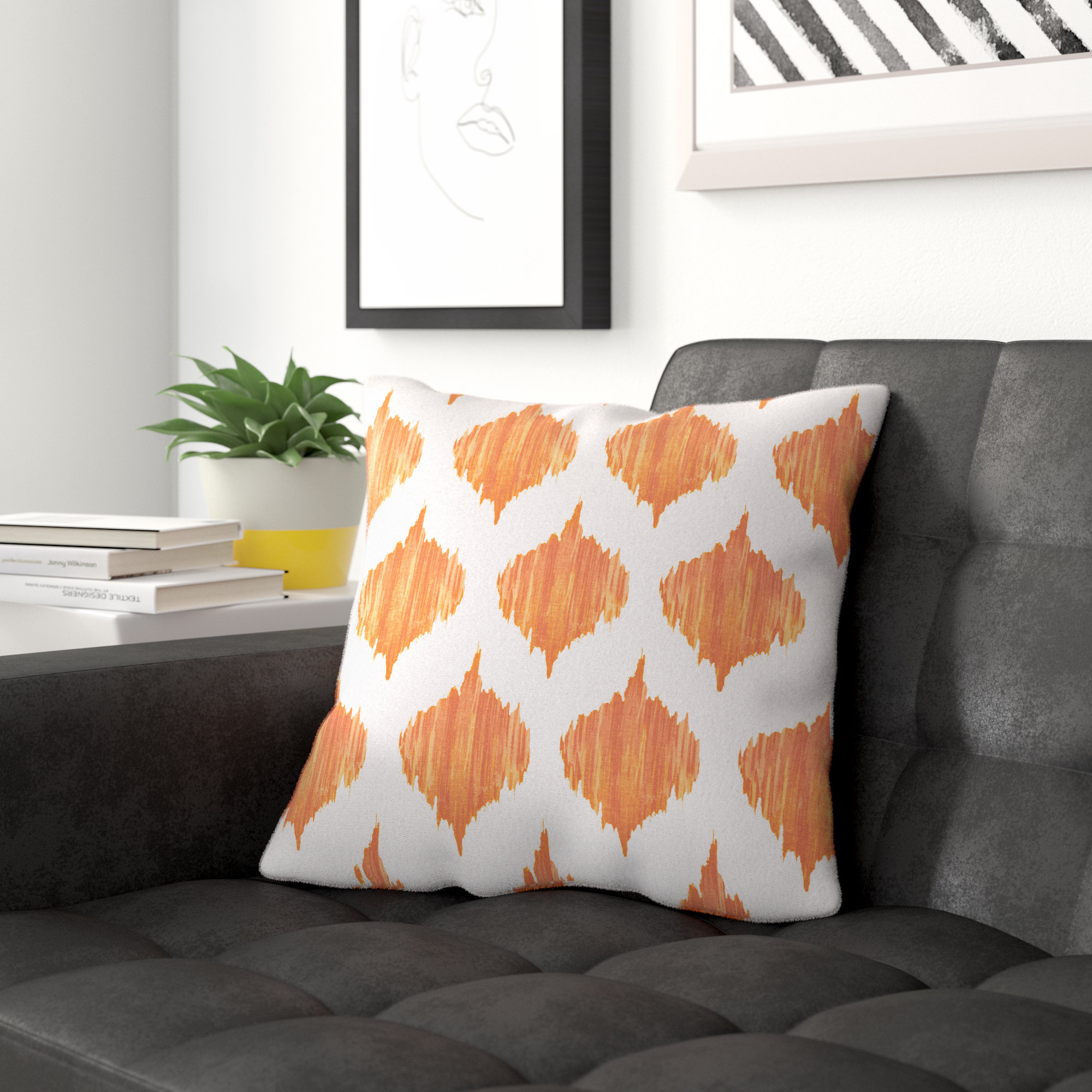 Zipcode Design Tona Cotton Throw Pillow Reviews Wayfair