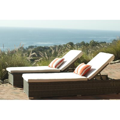 Greendale Chaise Lounge With Cushion Breakwater Bay