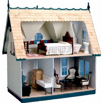 orchid all wood dollhouse kit