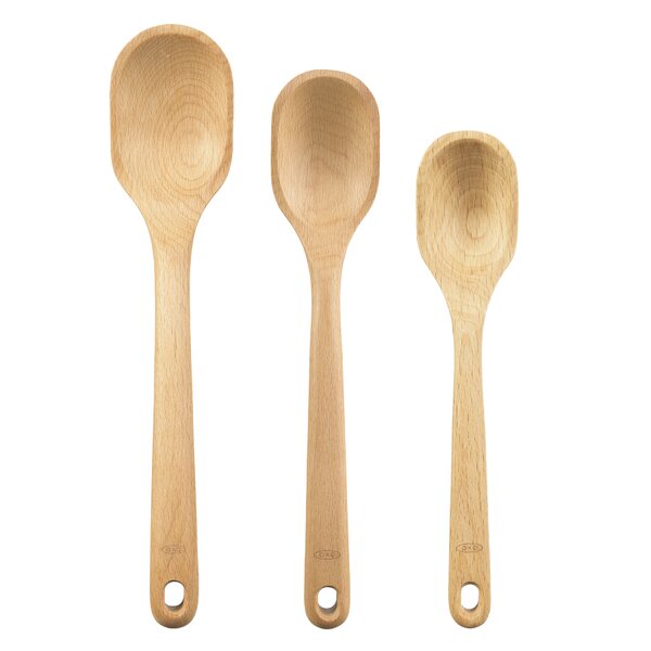 Good Grips 3 Piece Wooden Spoon Set by OXO