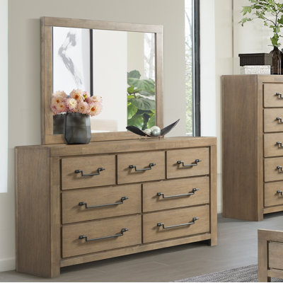 Schwab 7 Drawer Dresser with Mirror Gracie Oaks