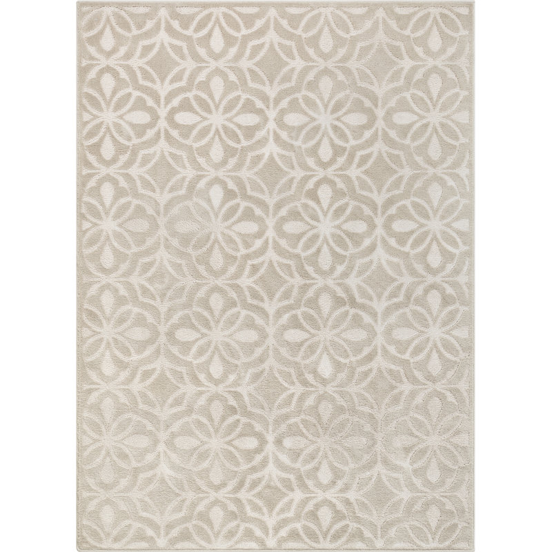 Well Woven Orchid Clara Neutral Farmhouse Lattice Geometric Cream Area Rug Reviews Wayfair