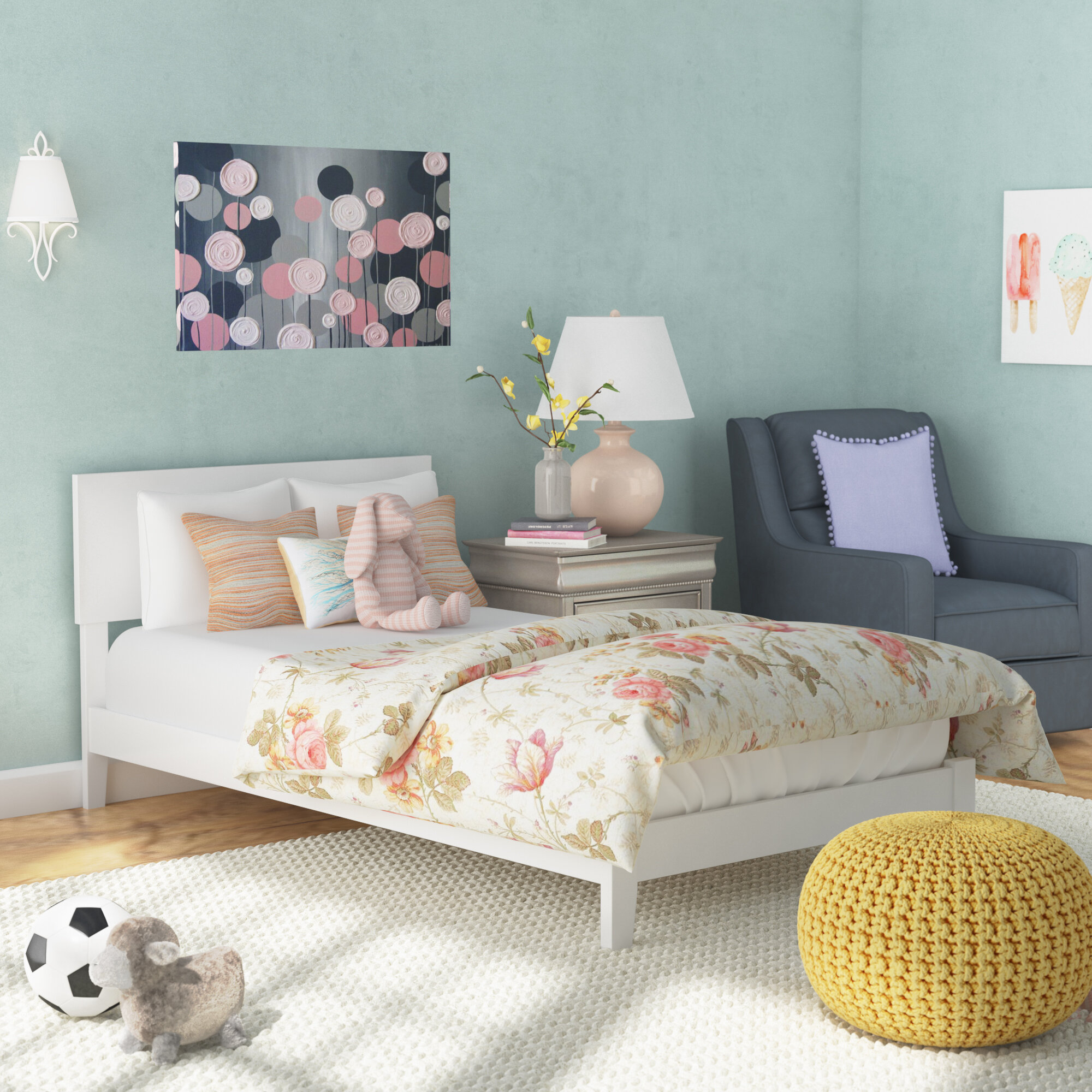 Full Size Kids Beds You Ll Love In 2020 Wayfair - roblox home decor gamer bedroom kids room kids bedroom