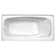 Hydro Massage Products Escape 60" x 34" Alcove Air Acrylic ...