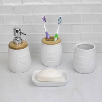 Bay Isle Home Tilley Natural Bamboo Gourd Shaped Toothbrush Holder Wayfair