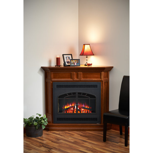 Columbia Corner and Riser Fireplace by The Outdoor GreatRoom Company